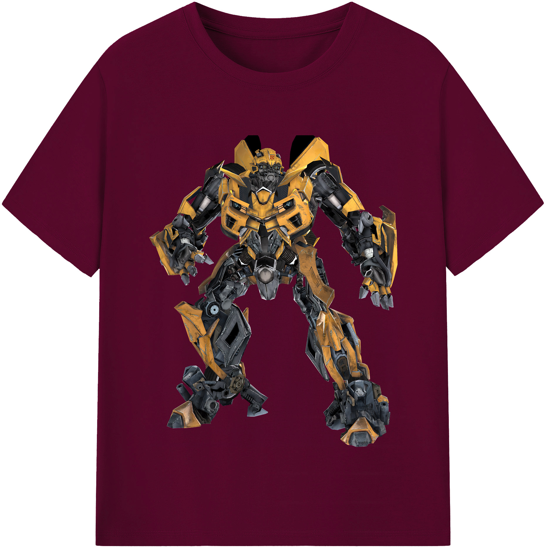 （画像用） Transformers トランスフォーマー レディースカジュアルプリントTシャツ（綿100％）